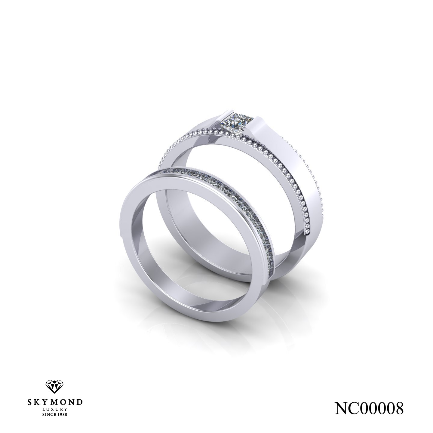 Nhẫn Cưới Bạch Kim - Platin Thiết Kế 