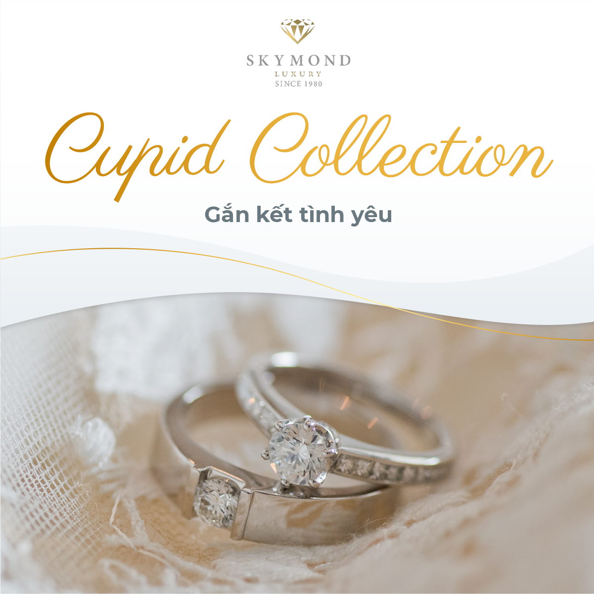 Bộ Sưu Tập Nhẫn Cưới Cupid Collection