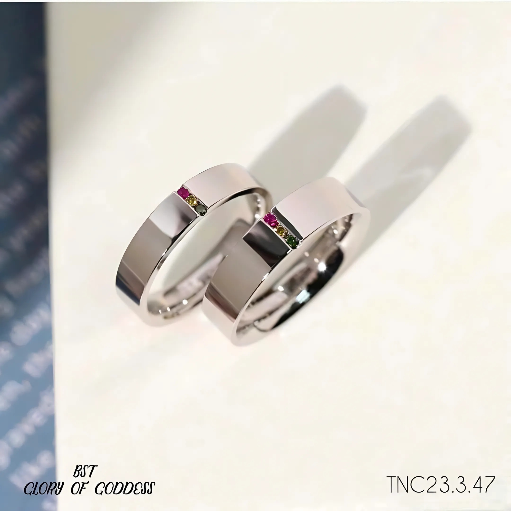 cặp nhẫn cưới platin