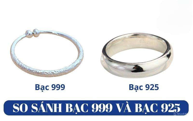 so sánh bạc 925 và bạc ta