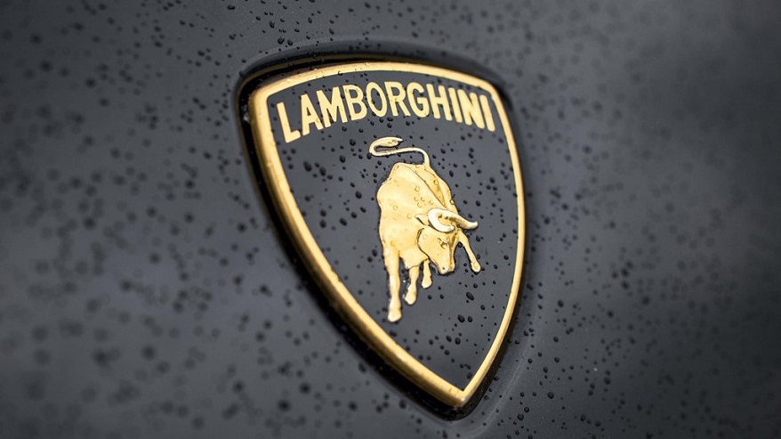 Logo Lamborghini vàng