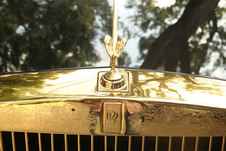 Logo Roll Royce vàng