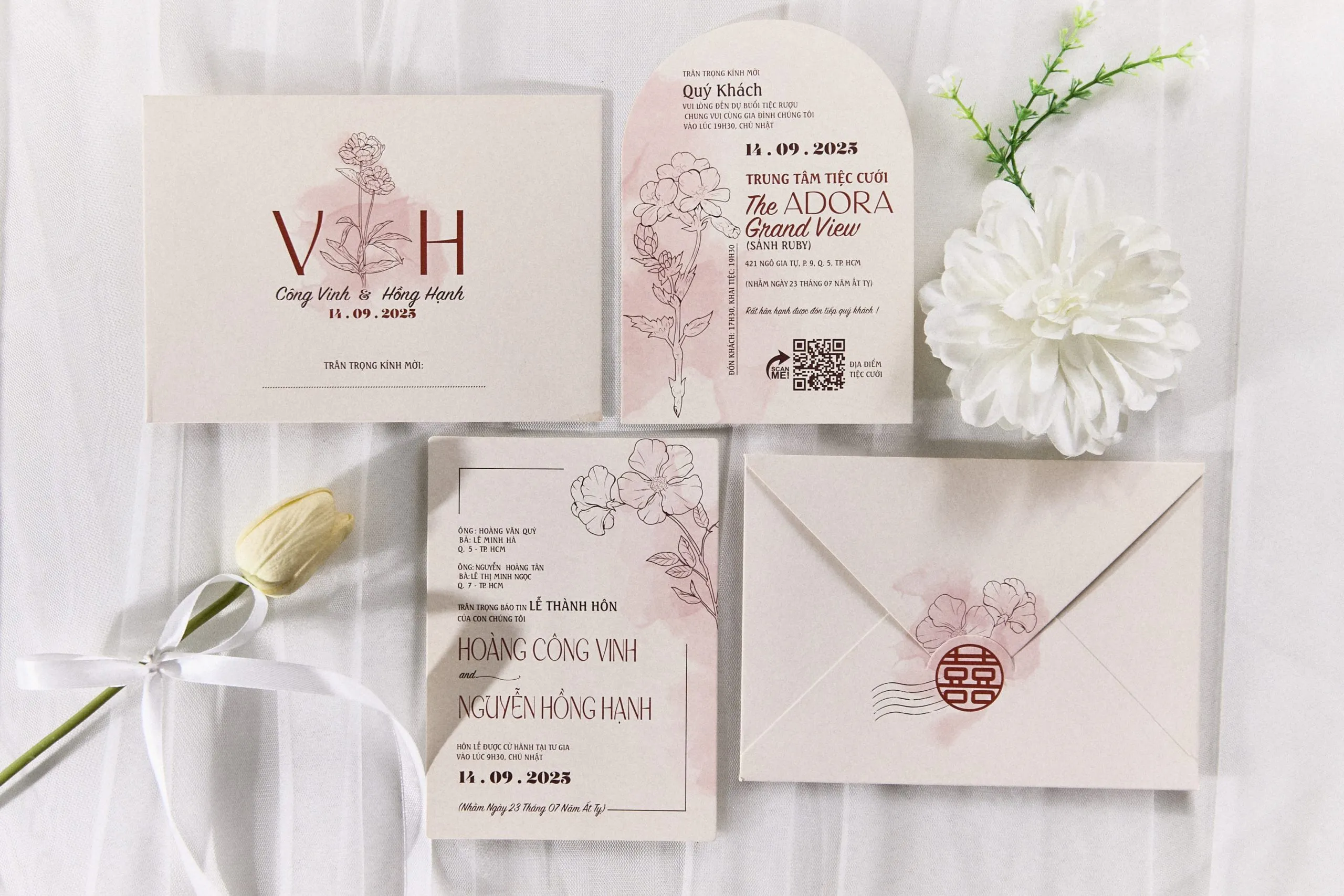 cách viết thiệp cưới