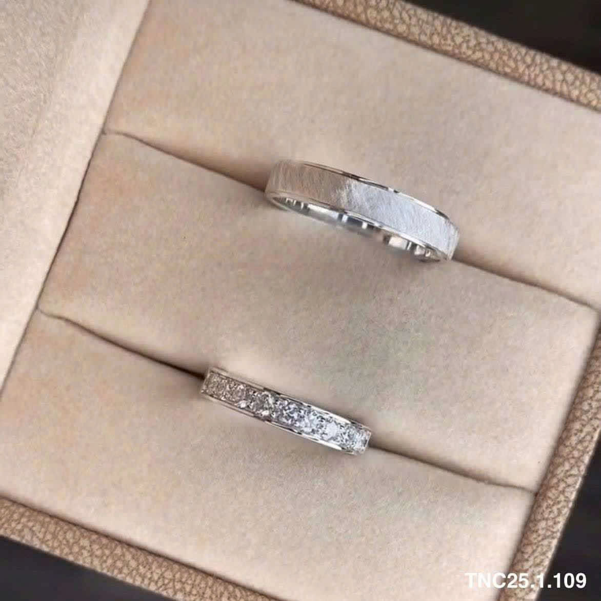 cặp nhẫn cưới platin