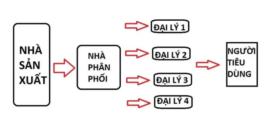 Sơ đồ hệ thống phân phối sản phẩm