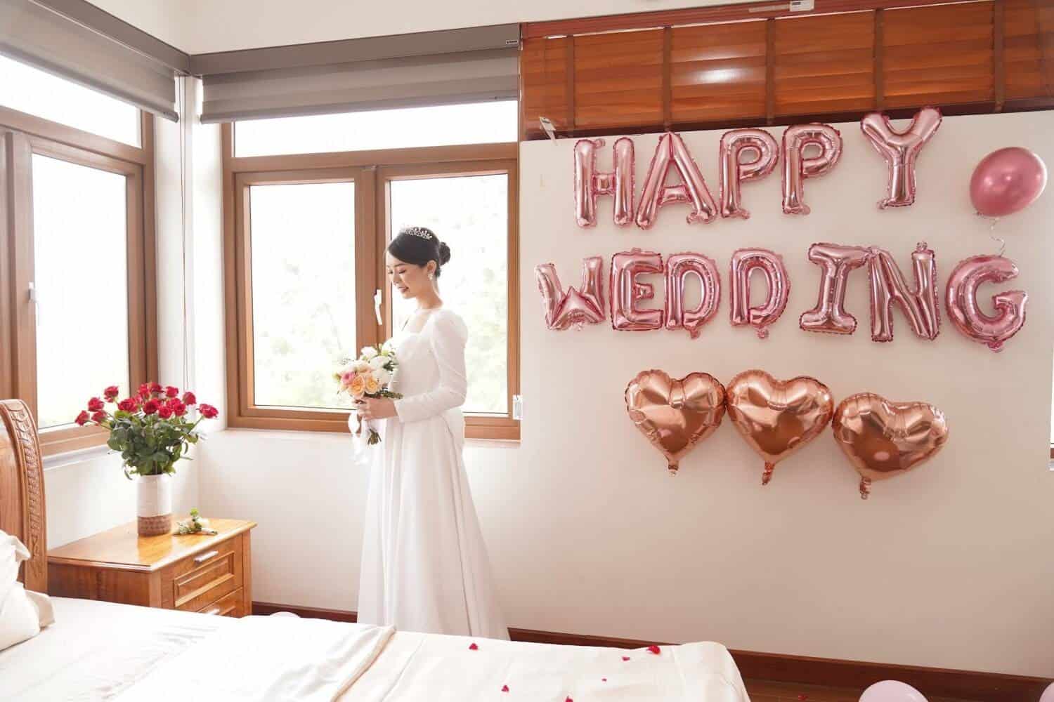 cách chuẩn bị phòng cưới đêm tân hôn